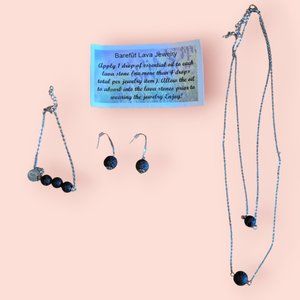 Lava Stone Aromatherapy Jewelry